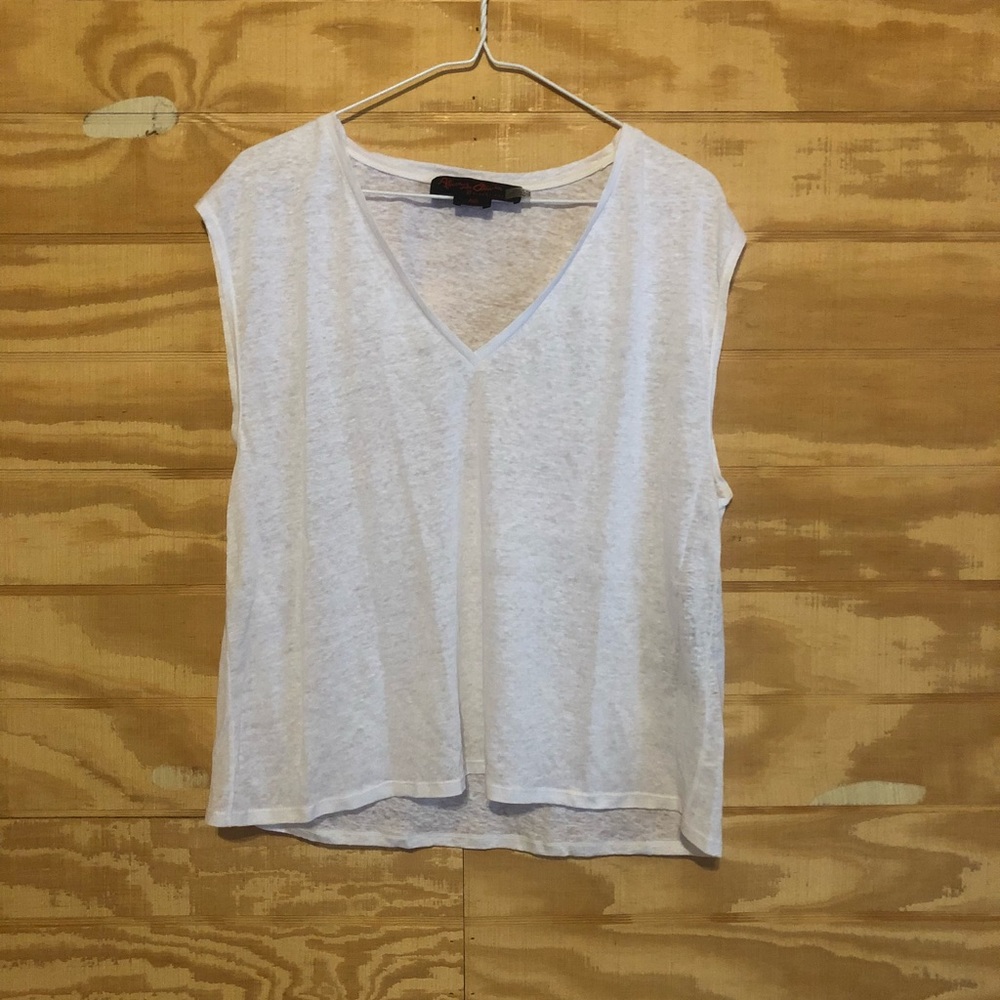 Alice + Olivia Air burnout tank